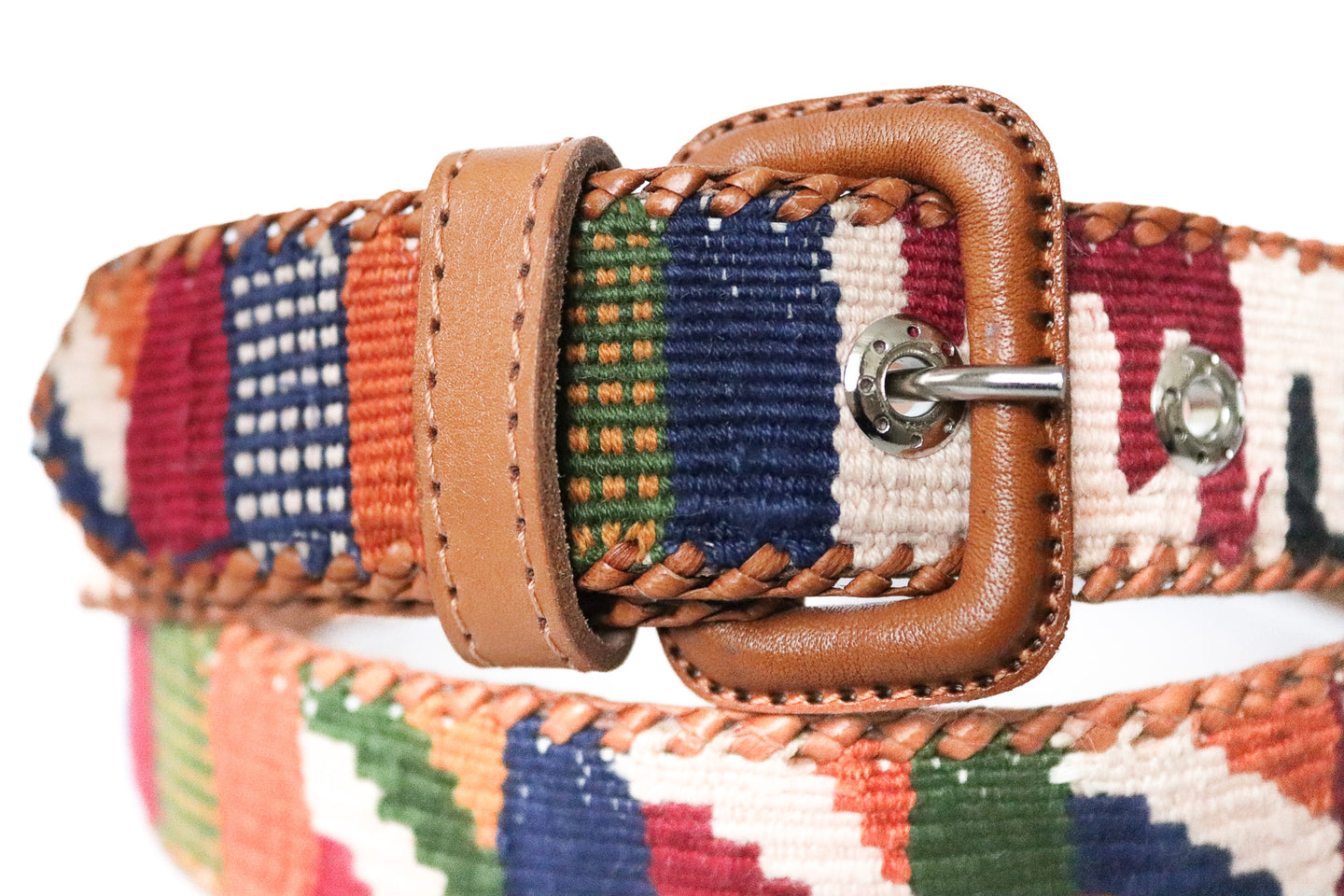 CHICHI LEATHER AND TEXTILE BELT