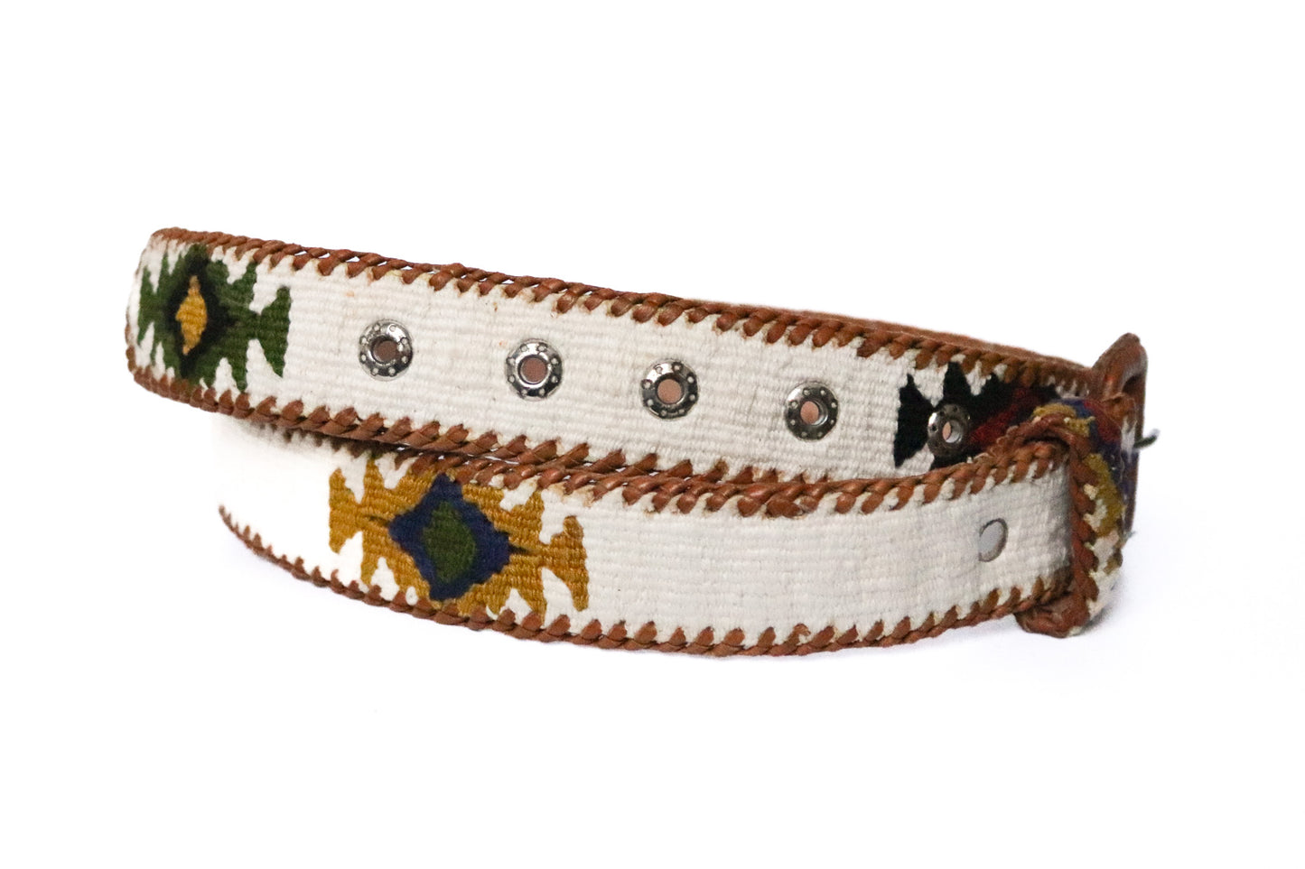 CHICHI LEATHER AND TEXTILE BELT