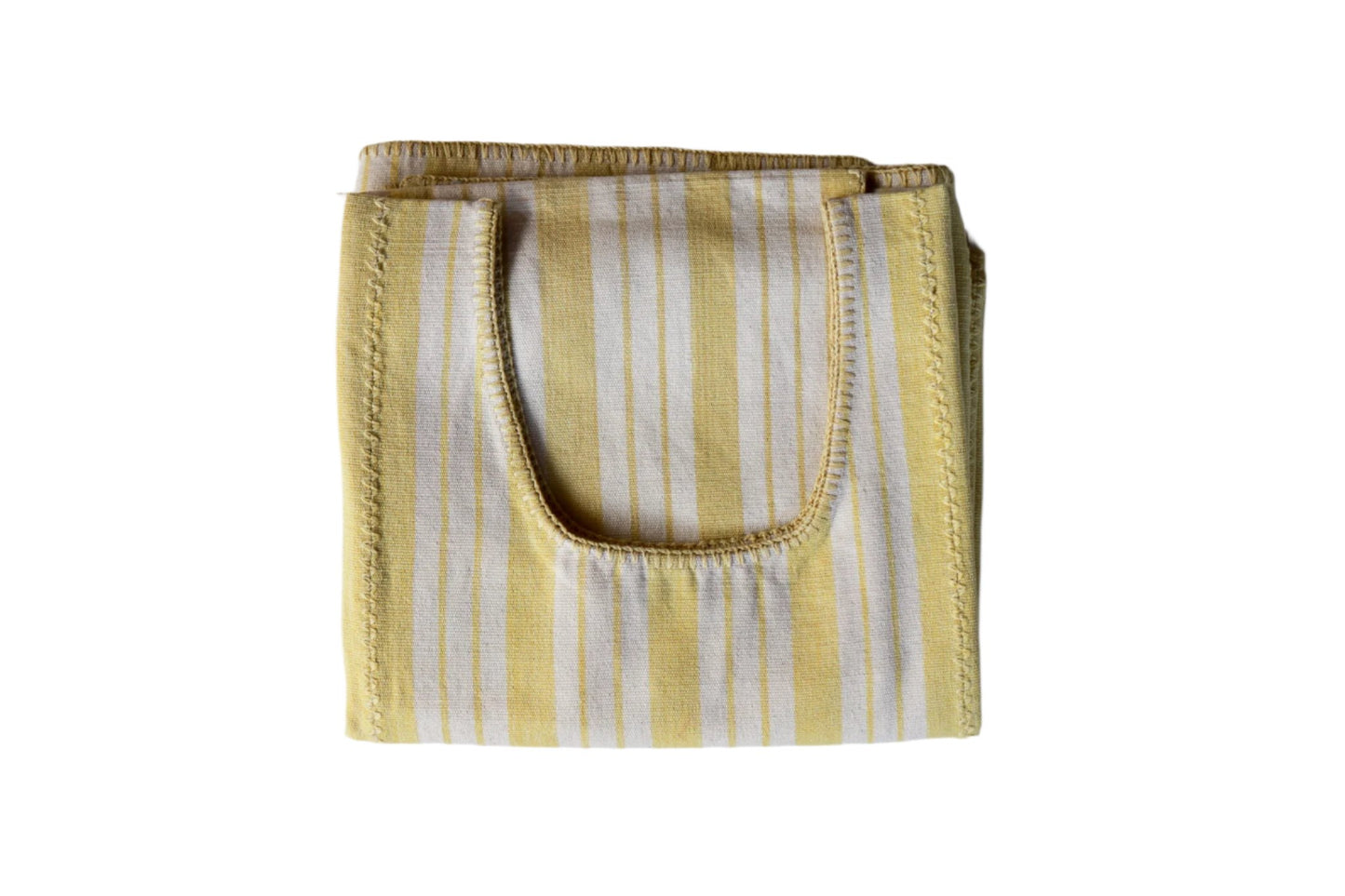 YELLOW STRIPE WIDE MINI/MIDI KAFTAN